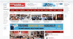 Desktop Screenshot of golcukhaber.com.tr